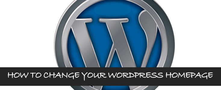 this is how to change your homepage on wordpress