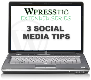 Social media tips for WordPress